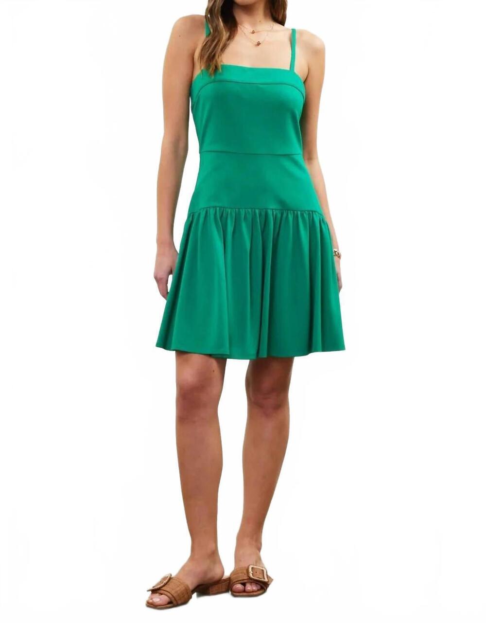 NEW SKIES ARE BLUE sunny days kelly mini dress in green